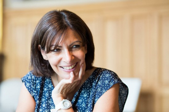 Anne Hidalgo Mayor of Paris photographed by Jean-Baptiste Gurliat