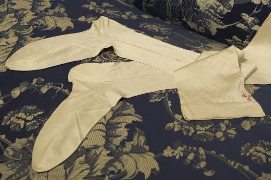 Monogrammed Silk Stockings worn by Elisabeth Empress of Austria